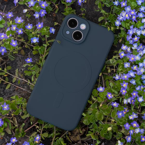 Simple Color Mag-skal för iPhone 14 6,1\" marinblått