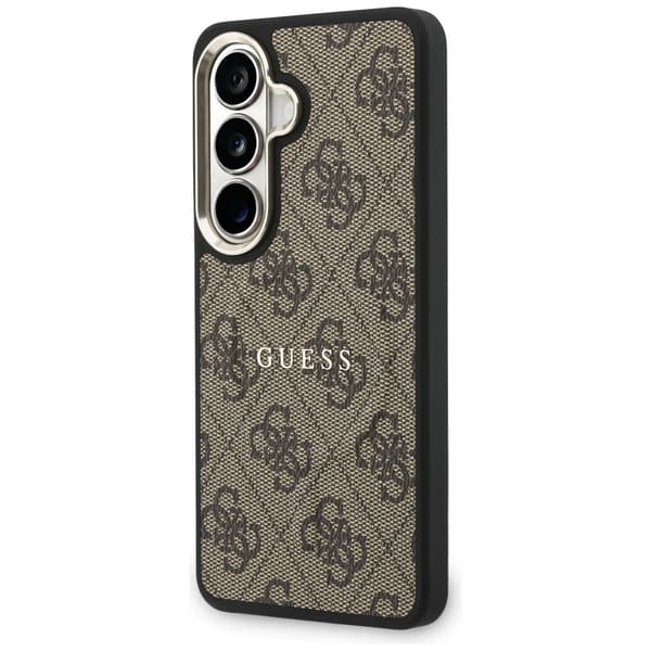 Guess fodral 4G Embossed Ring MagSafe för Samsung Galaxy S26 brun