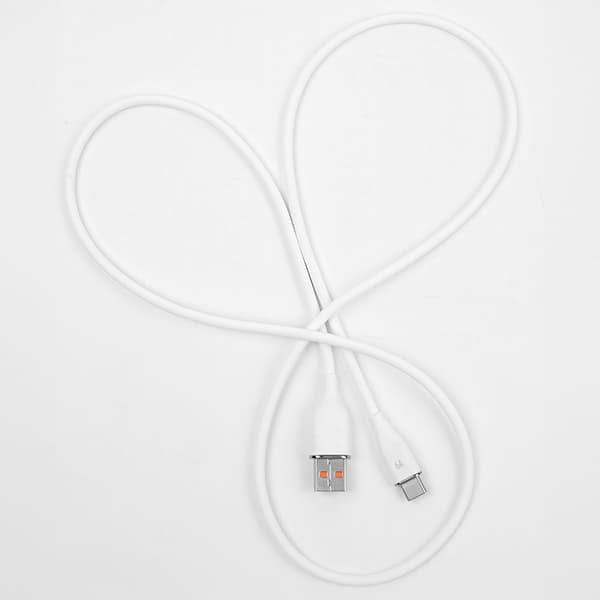 Forever kabel USB - USB-C 1,0 m 6A vit vit