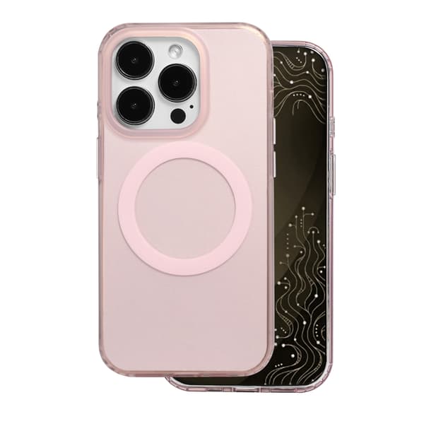 Tecto Shield Mistiq Mag skal för iPhone 14 Pro rosa