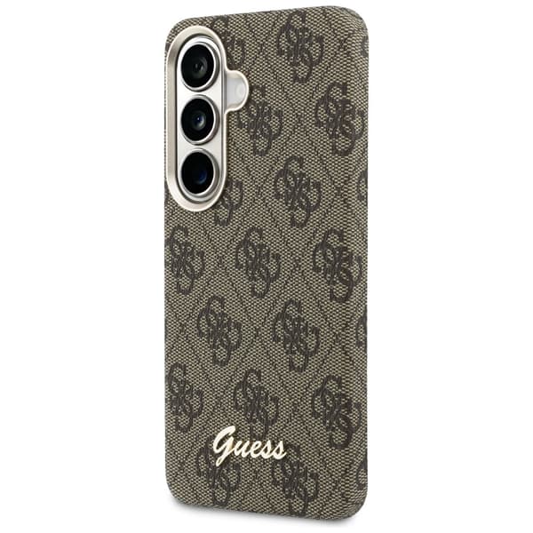 Guess fodral 4G Script MagSafe för Samsung Galaxy S26 brun brun