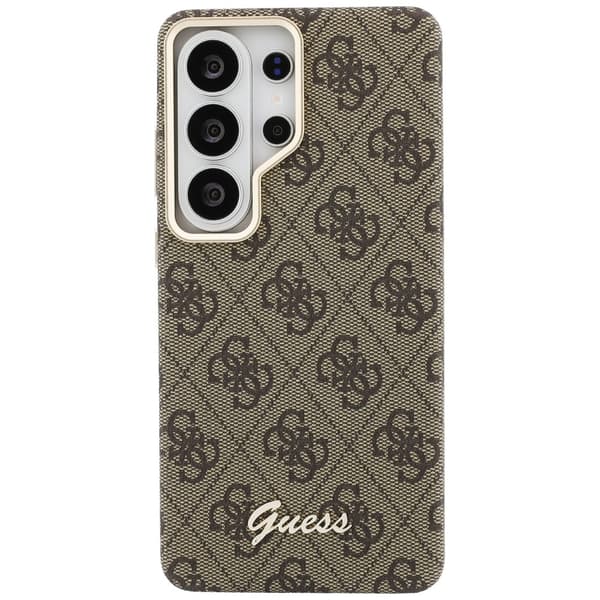 Guess fodral 4G Script MagSafe för Samsung Galaxy S26 Ultra brun