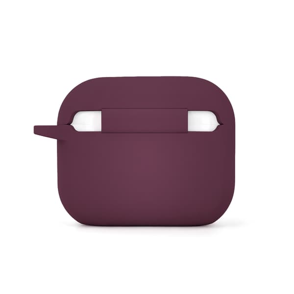 Etteri silikonfodral för AirPods Pro 3 mörkröd