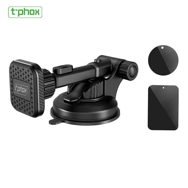 T-PHOX BILHÅLLARE TH-05 FÖR INSTRUMENTPANEL SVART