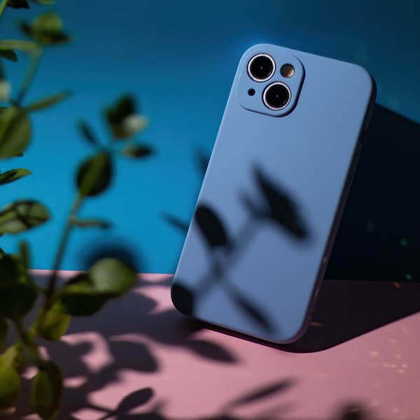 Mag Invisible-fodral för iPhone 14 Plus 6,7\" pastellblå