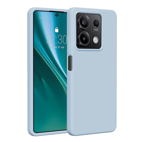 Etteri Silikonskal för Xiaomi Redmi Note 13 5G ljusblå