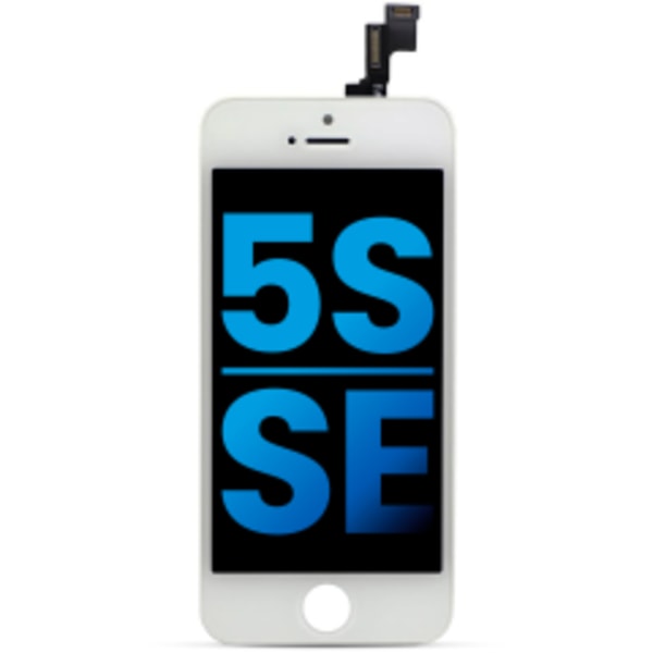 LCD-enhet för iPhone 5S / SE (2016) (Eftermarknad) (Vit)