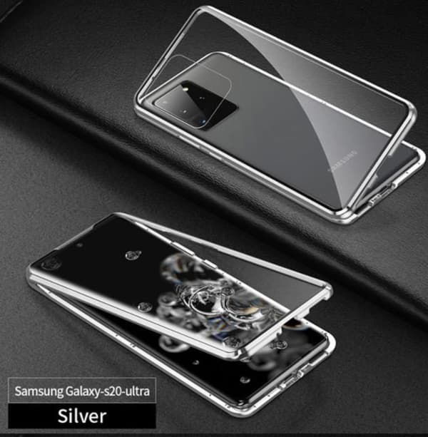 Dubbelsidigt glas magnetisk metall för Samsung Note 10