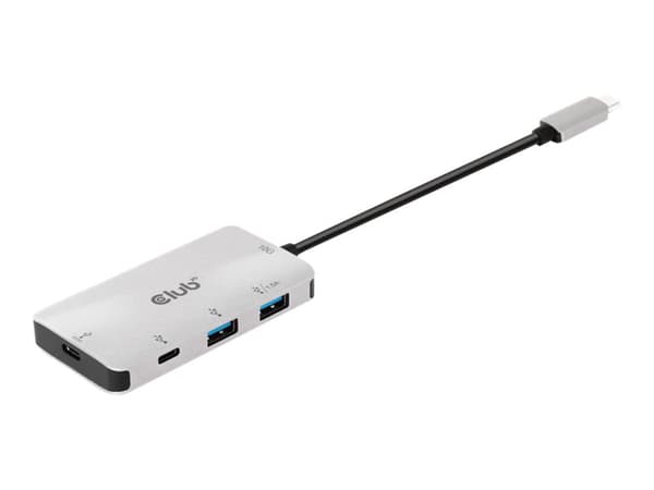Club 3D CSV-1543 USB-C Hub 4 porte Grå grå