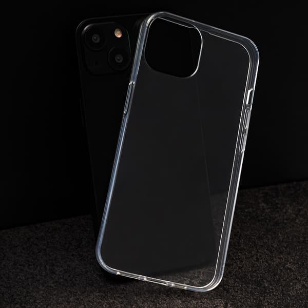 svart enkelt fodral för iPhone 12 Pro Max 6,7"