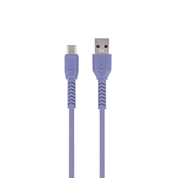 Maxlife MXUC-04 kabel USB - USB-C 1,0 m 3A lila