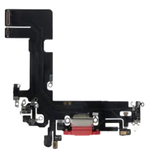 Laddningsport Flexkabel för iPhone 13 (Eftermarknad Plus) (Röd)