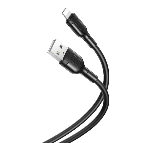 XO-kabel NB212 USB - Lightning 1,0 m 2,1 A svart