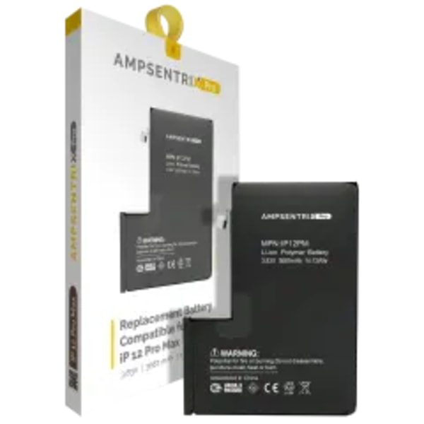 Ersättningsbatteri för iPhone 12 Pro Max (AmpSentrix Pro)