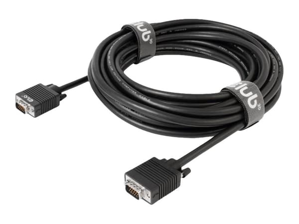 Club 3D VGA-kabel 10m svart svart