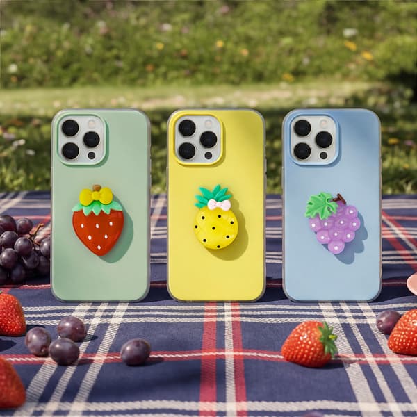 Frukt 2-i-1 skal för iPhone 11 grön