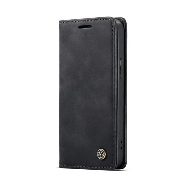 CaseMe läderfodral 013 för iPhone 7/8/SE2 – Svart