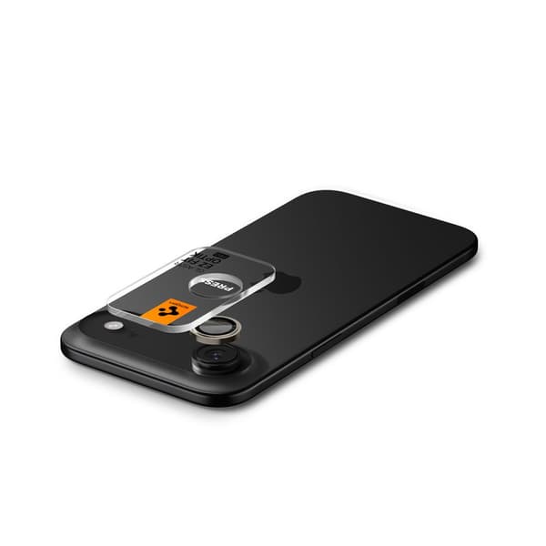 Spigen Optik Pro Glas Tr ”Ez Fit” Kameraskydd 2-pack för iPhone 17 Air svart