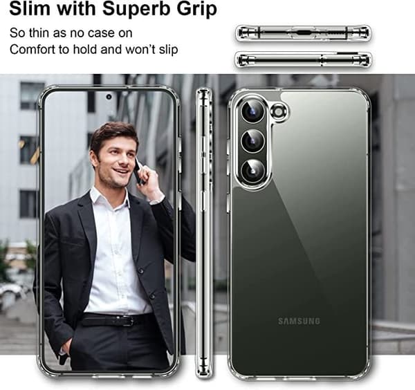 mjuk silcon fodral för Samsung S23