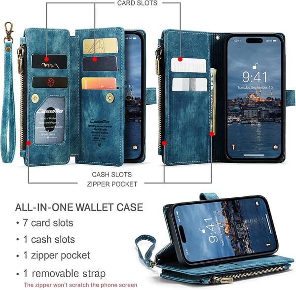 caseme 008 för iphone 14 pro grön