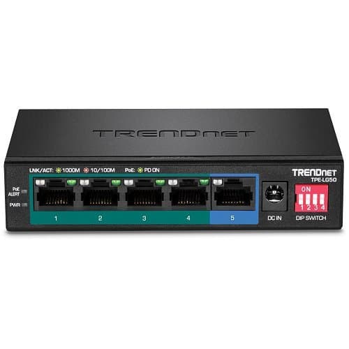 TRENDnet TPE LG50 Switch 5-porte Gigabit PoE+