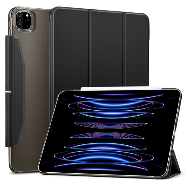 Nordic Accessories iPad Pro 11 (2nd, 3rd och 4th gen) Trifold back cover Black