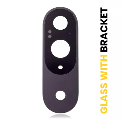 Bakre kameralins med fäste för Google Pixel 9 (Obsidian)