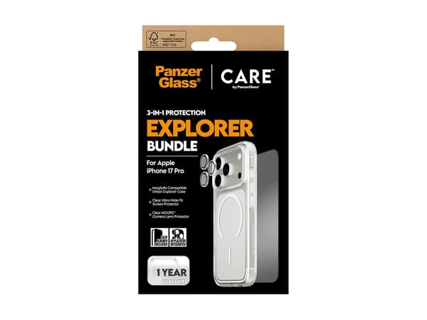 CARE by PanzerGlass Skal Klar Apple iPhone 17 Pro