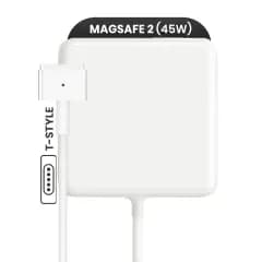45W MagSafe 2 strömadapter med kabel (T-stil) för MacBook (OEM Grade A/B) (bulkförpackning)