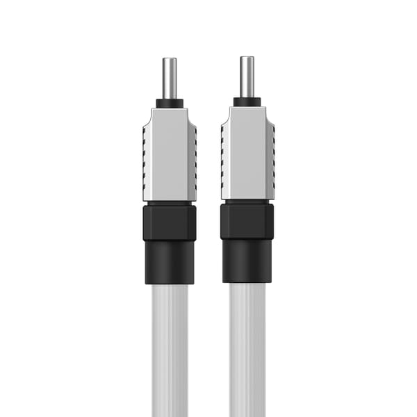 Baseus kabel CoolPlay USB-C - USB-C 2m 100W vit vit