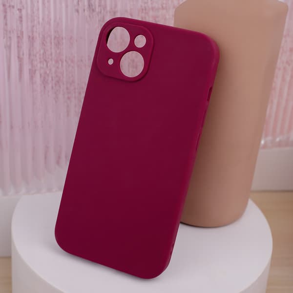 Mag Invisible-fodral för iPhone 14 6,1\" vinröd