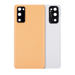 Baksidesglas med kameralins för Samsung Galaxy S20 FE 5G (Eftermarknad Plus) (Cloud Orange) orange