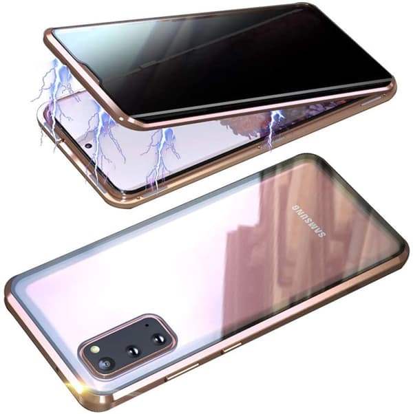 Sekretess magnetfodral för Samsung Galaxy S20 Ultra – Guld guld