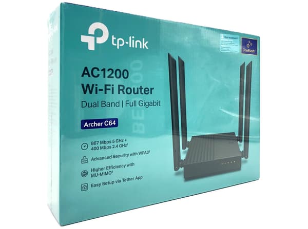 TP-Link Archer C64 V1 trådlös router