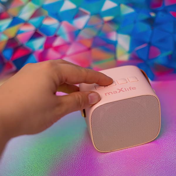Maxlife Bluetooth karaoke högtalare MXKS-100 rosa blå