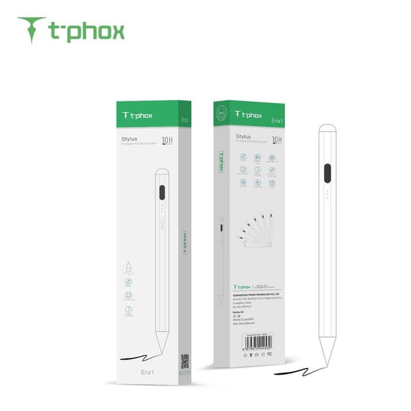 T-PHOX STYLUS ERA 1 FÖR APPLE USB-C LADDNING VIT