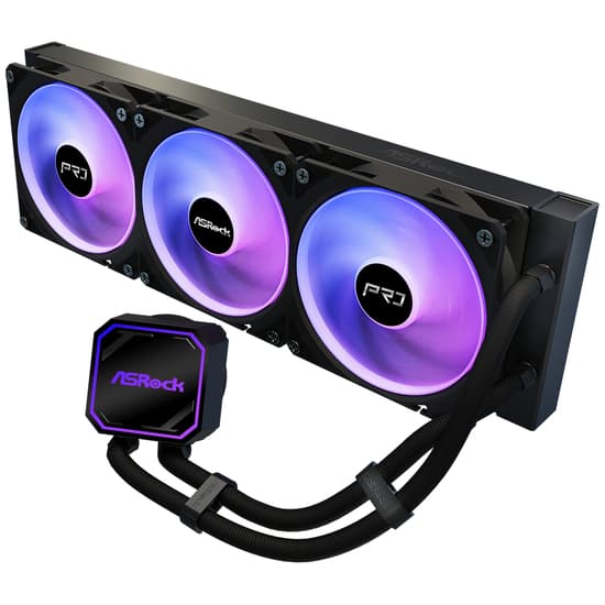 Asrock Pro 360 ARGB kölesystem 1-pack svart 120 mm svart