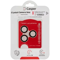 Casper Kameralinsskydd för iPhone 17 Pro / 17 Pro Max (Orange) (Klar) orange