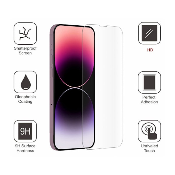 Härdat glas 2,5D matt för Honor X7a