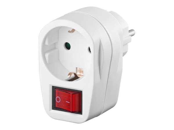 goobay Stikadapter vit vit