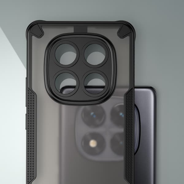 Defender Matt skal för Xiaomi Redmi Note 14 Pro 5G (Global) svart