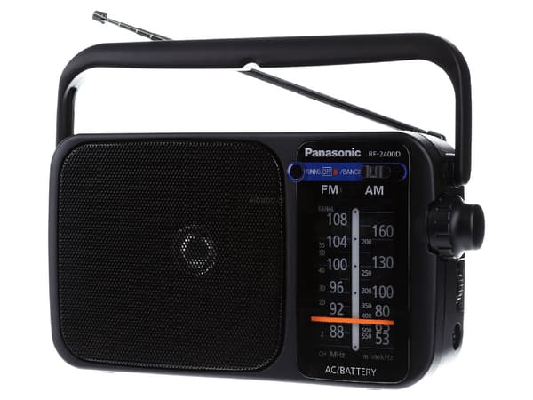 Panasonic RF-2400DEG Privat radio svart