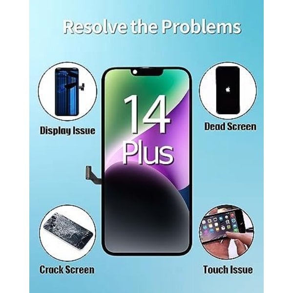Ersättningsskärm för iPhone 14 Plus