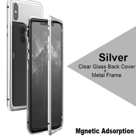 magnetisk glas bakfodra för iPhone Xs max