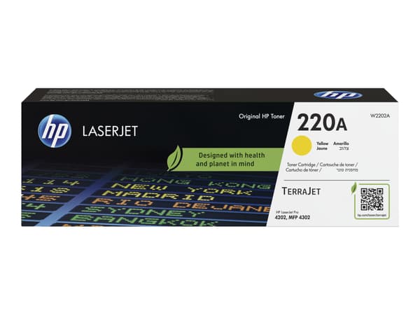 HP 220A Gul 1800 sidor Toner gul
