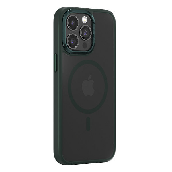 Comma case Joy Elegant Mag för iPhone 15 Plus marinblå grön