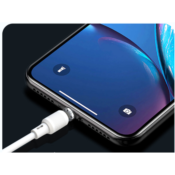XO® 1m magnetisk NB187 USB - Lightning vit