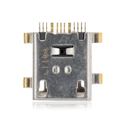 Laddport lödning krävs - 12 stift - Micro A - 4 fästpunkter (C232)
