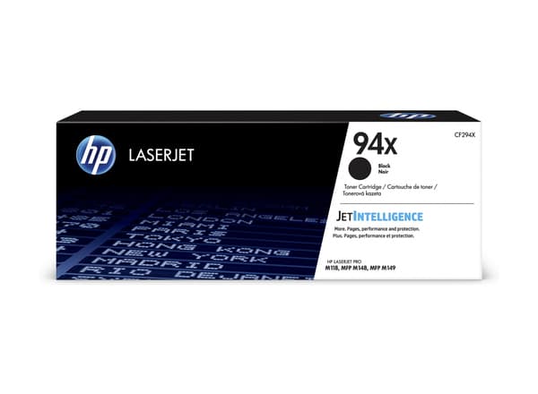 HP 94X svart 2800 sidor Toner CF294X