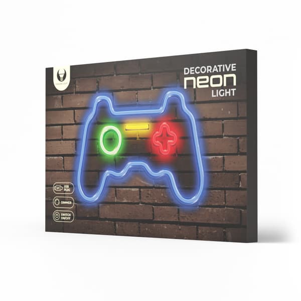 Neon PLEXI LED GAMEPAD flerfärgad FPNE03X Forever Light